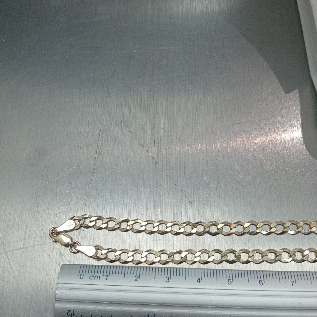 CADENA TEJIDO BARBADA 14.4G 60 CM (NUEVO)