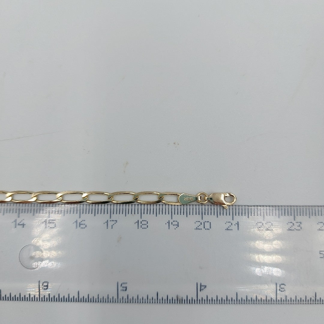 PULSERA TEJIDO ESLABONES 4.7G 21 CM (NUEVO)