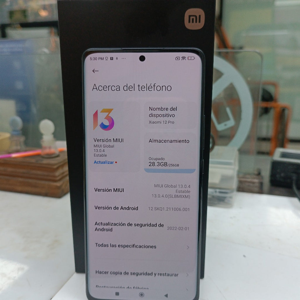 CELULAR XIAOMI 12 PRO 2201122G (2022) 256 GB 12 GB RAM