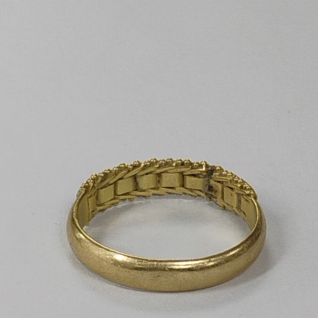 K1 3,20 GRMS 14 K ESPECIFICACIONES COMPLEMENTARIAS ANILLO BOLEADO (SEMINUEVO)