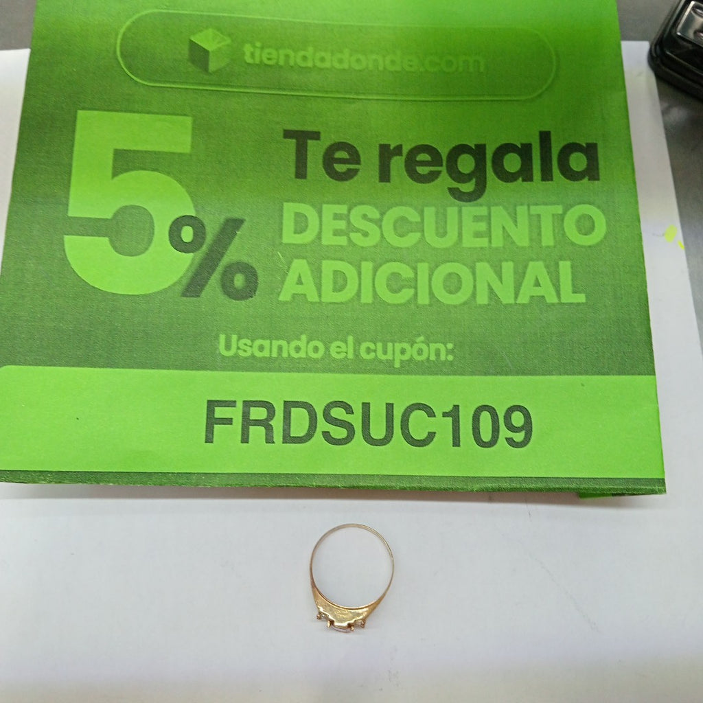K1 2,80 GRMS 10 K ESPECIFICACIONES COMPLEMENTARIAS ANILLITO CON PIEDRA DE COLOR (SEMINUEVO)