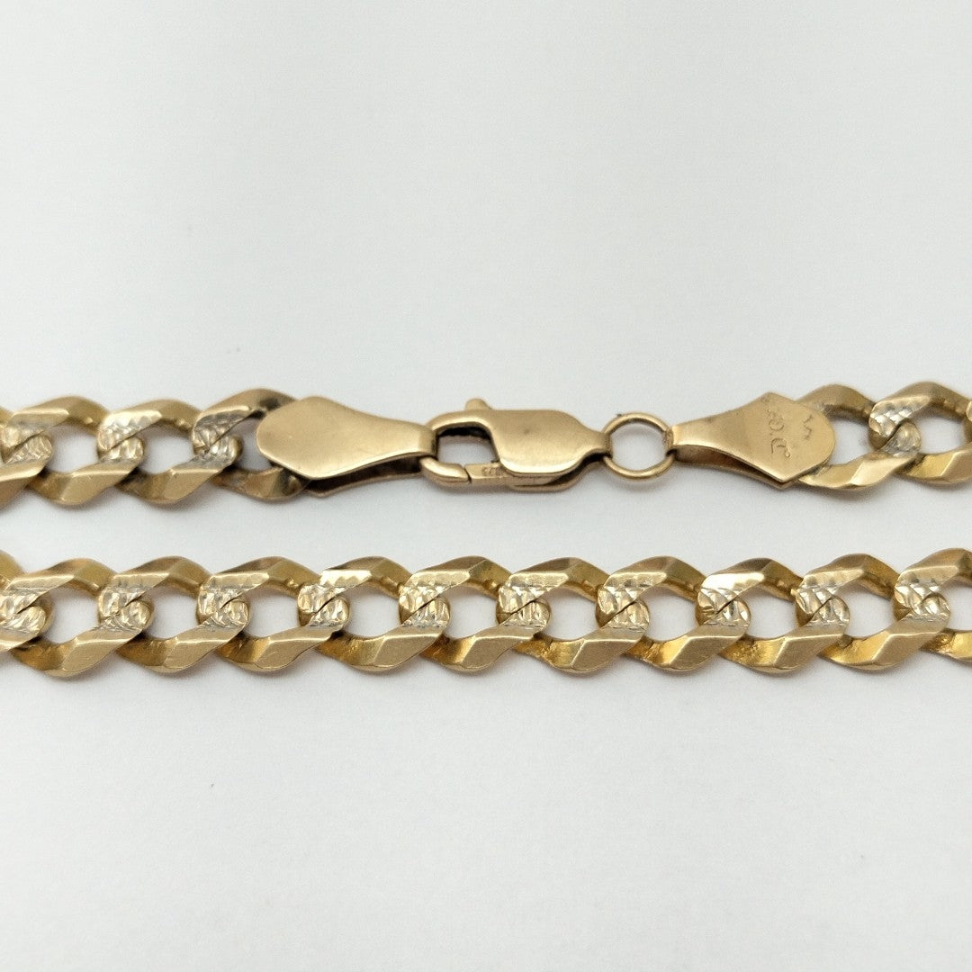 K1 12,30 GRMS 14 K ESPECIFICACIONES COMPLEMENTARIAS PULSERA TJ ESLABONES (SEMINUEVO)