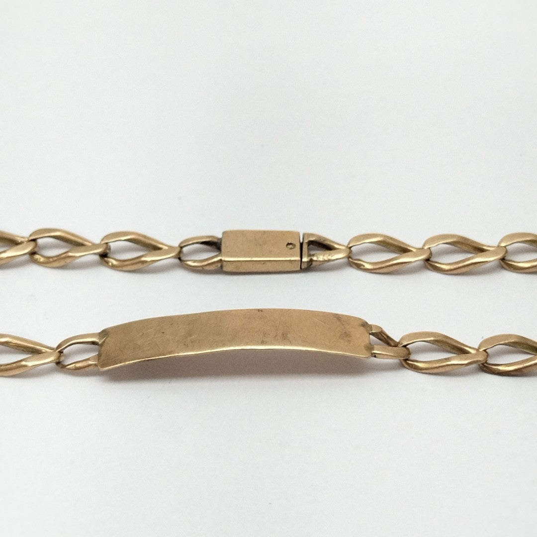 K1 7,20 GRMS 10 K ESPECIFICACIONES COMPLEMENTARIAS ESCLAVA TEJIDO ESLABONES (SEMINUEVO)