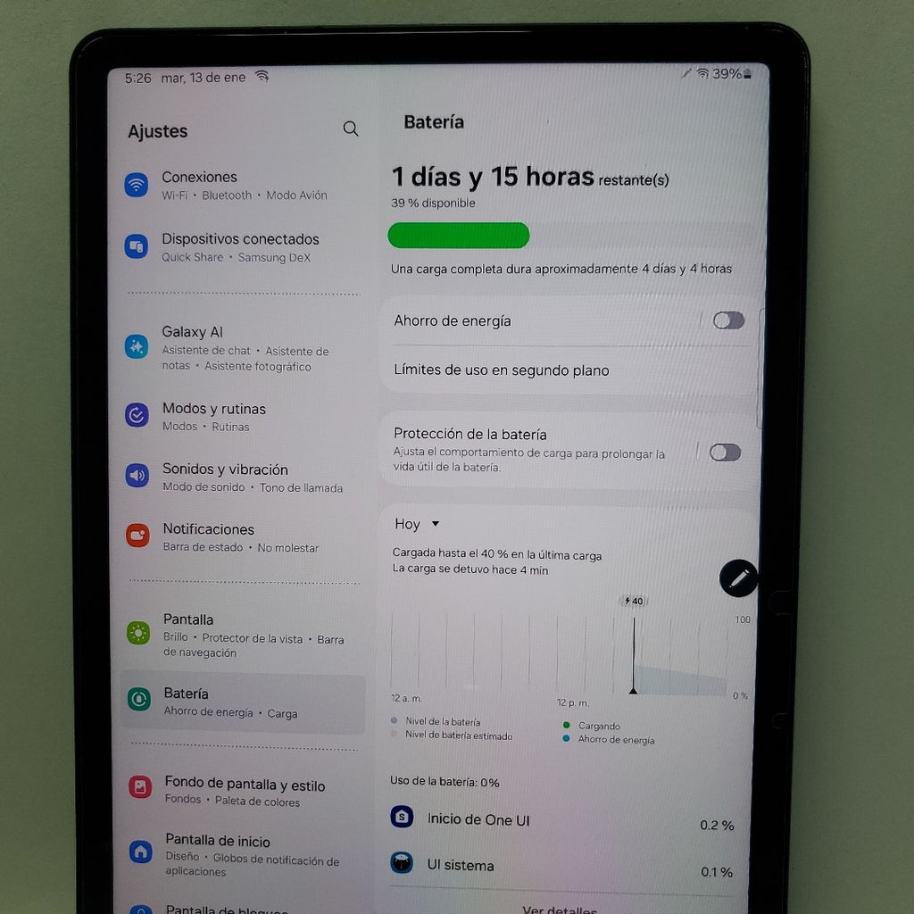 TABLETA SAMSUNG GALAXY TAB S8 SM-X700 128 GB 8 GB RAM (SEMINUEVO)