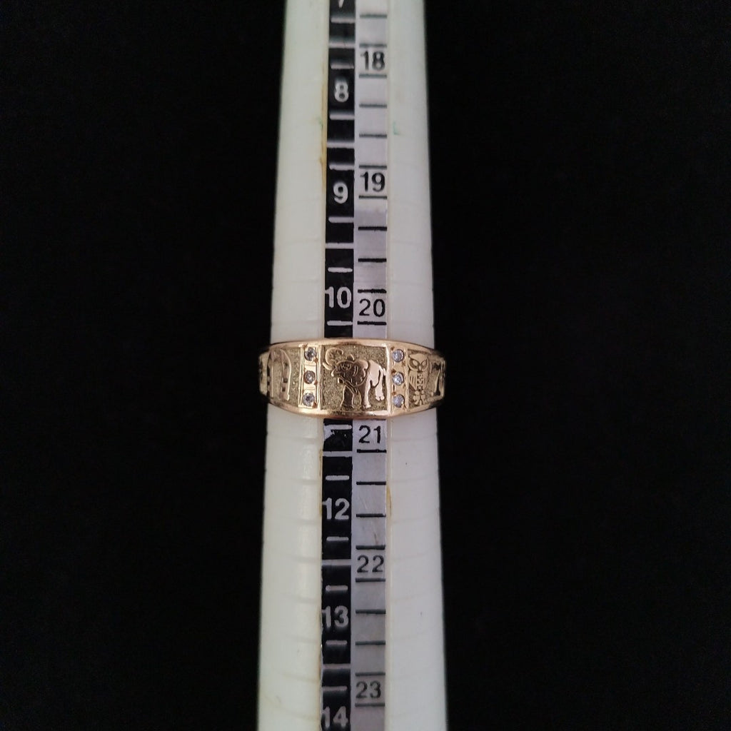 ARGOLLA DE LA SUERTE ORO 14 K 5.1 GRMS (SEMINUEVO)