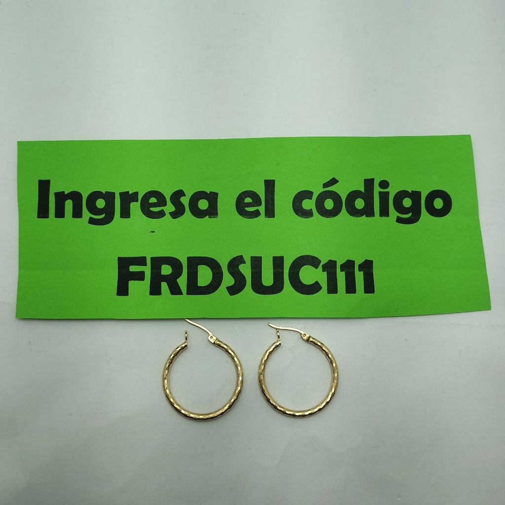 ARRACADAS PAR ORO 14 K 2,50 GRMS (SEMINUEVO)