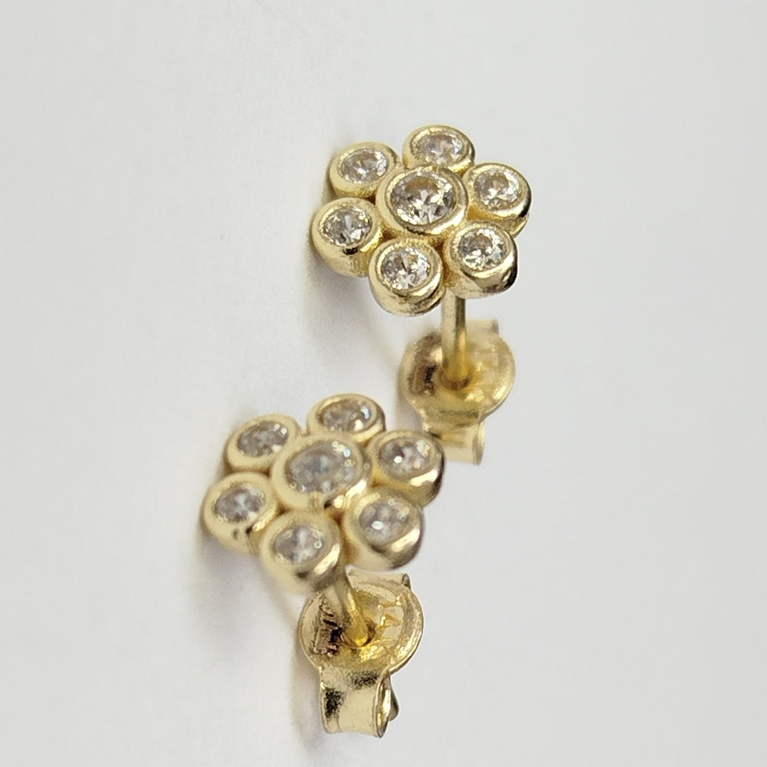 BROQUELES ORO 14K 1.2 (NUEVO)