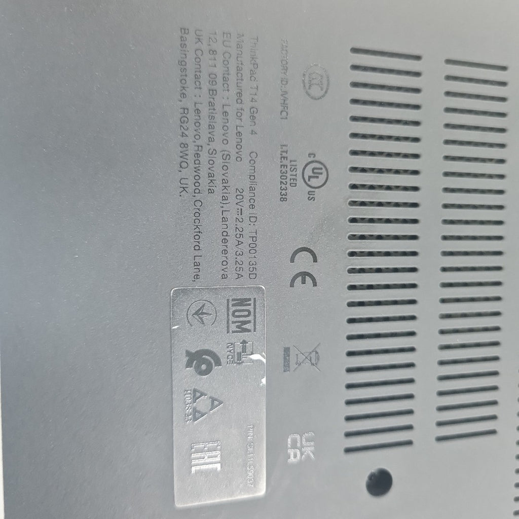 LAPTOP LENOVO THINKPAD T14 GEN 4 (2024) 256 GB SSD 16 GB RAM (SEMINUEVO)