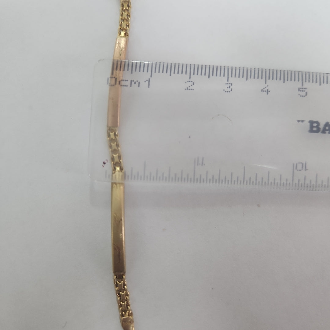 PULSERA ORO COMBINADO 14 K 5 GRMS (SEMINUEVO)