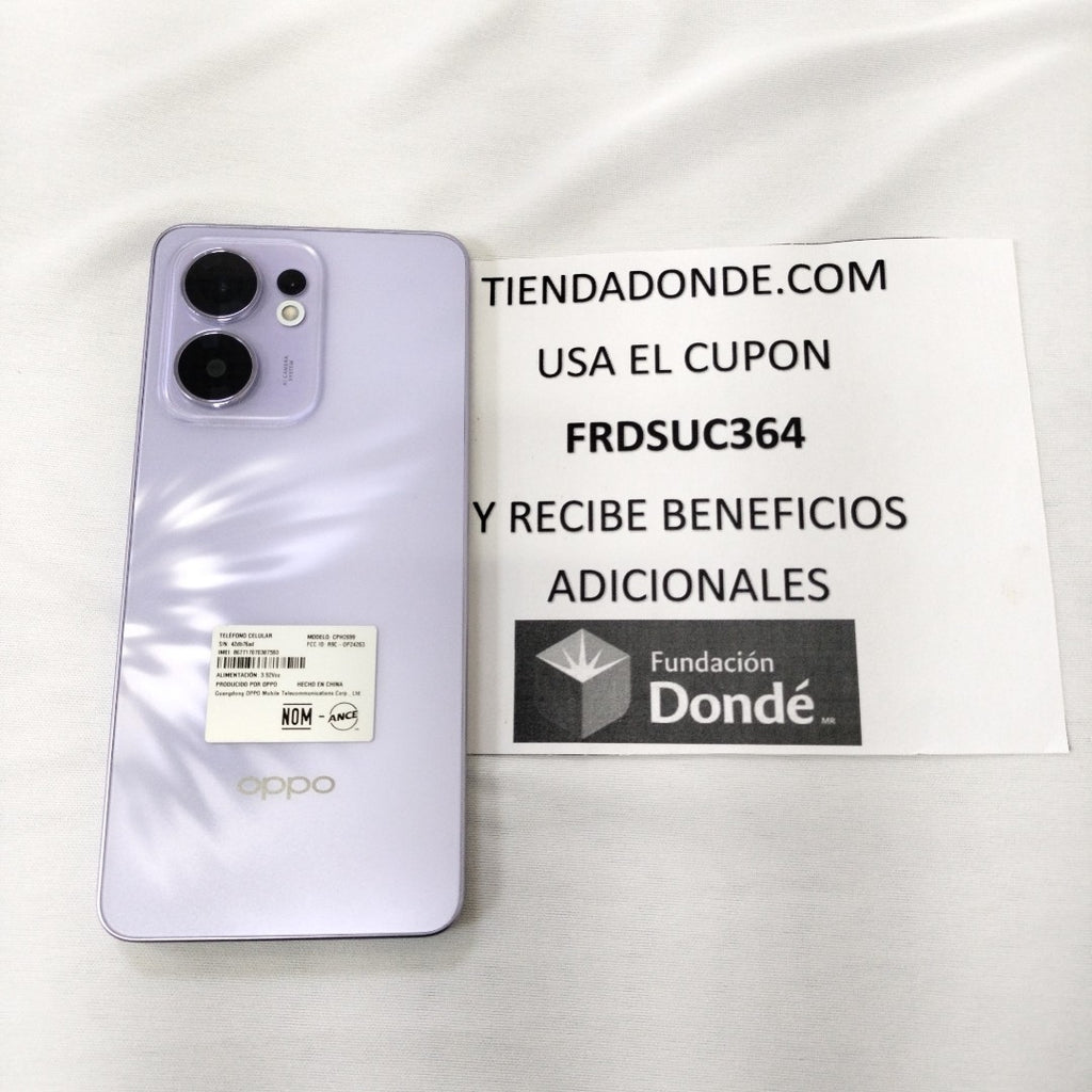 CELULAR OPPO  RENO 13F 5G CPH2699 (2025) 256 GB 12 GB RAM (SEMINUEVO)
