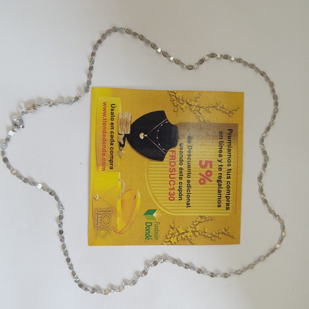 CADENA PLATA 2,40 GRMS (SEMINUEVO)