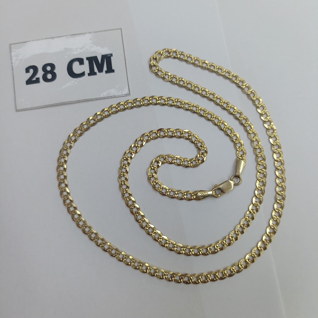 K1 10,80 GRMS 14 K ESPECIFICACIONES COMPLEMENTARIAS CADENA TEJIDO ESLABONES 14 (SEMINUEVO)