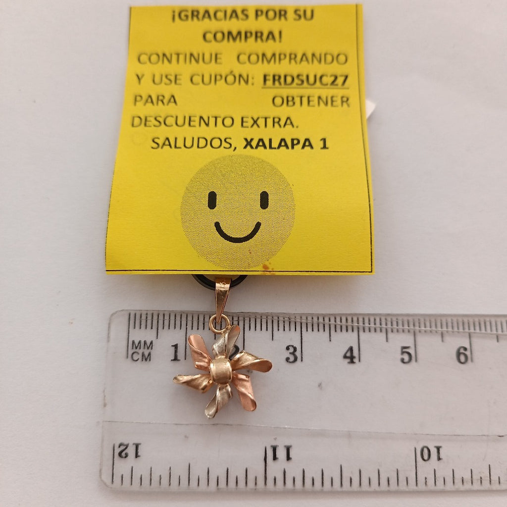 DIJE ORO, ORO COMBINADO 14 K 1.1 GRMS (SEMINUEVO)