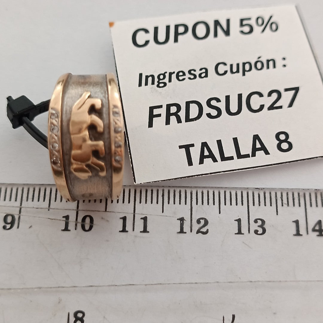 ARGOLLA ORO,RODIADO 14 K 8,00 GRMS (SEMINUEVO)