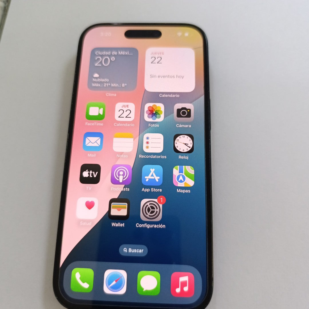 CELULAR APPLE IPHONE 15 A3089 (2023) 128 GB 6 GB RAM (SEMINUEVO)