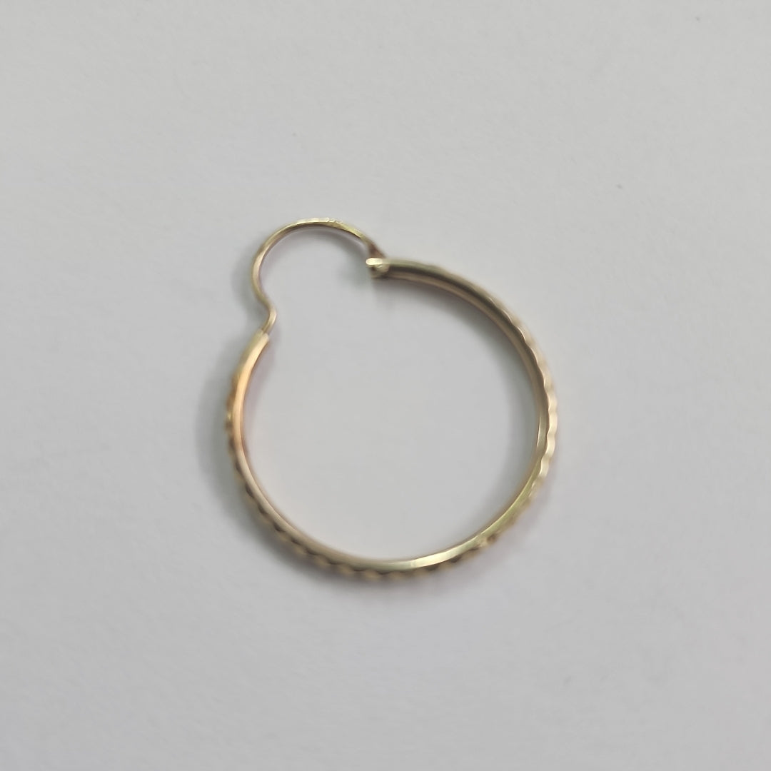 ARRACADAS PAR ORO 14 K 1 GRMS (SEMINUEVO)