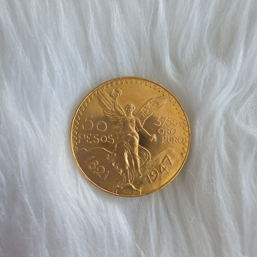 K1 41,60 GRMS 21 K IDENTIFICACIÓN MONEDA NOMINATIVA MONEDAS PESOS 50 PESOS (SEMINUEVO)