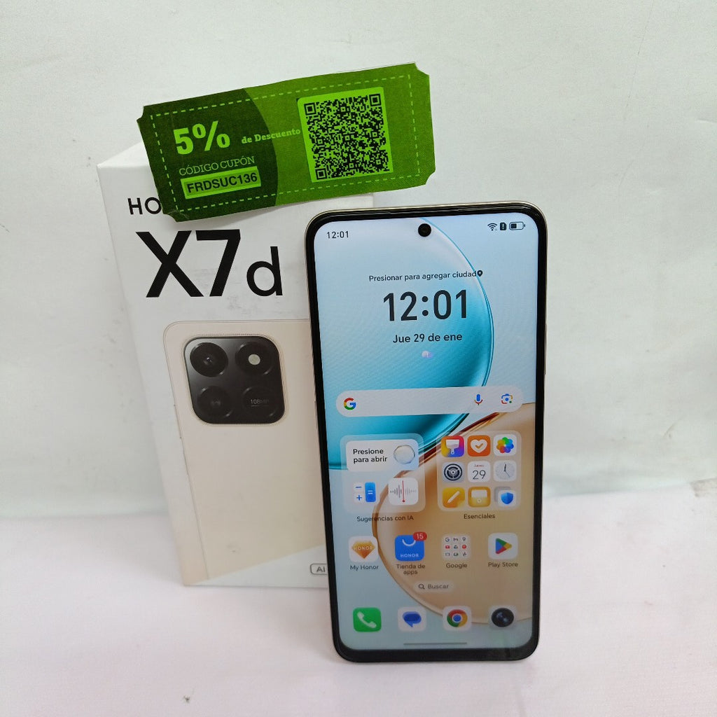 CELULAR HONOR X7D LGN-LX3 (2025) 256 GB 8 GB RAM (SEMINUEVO)