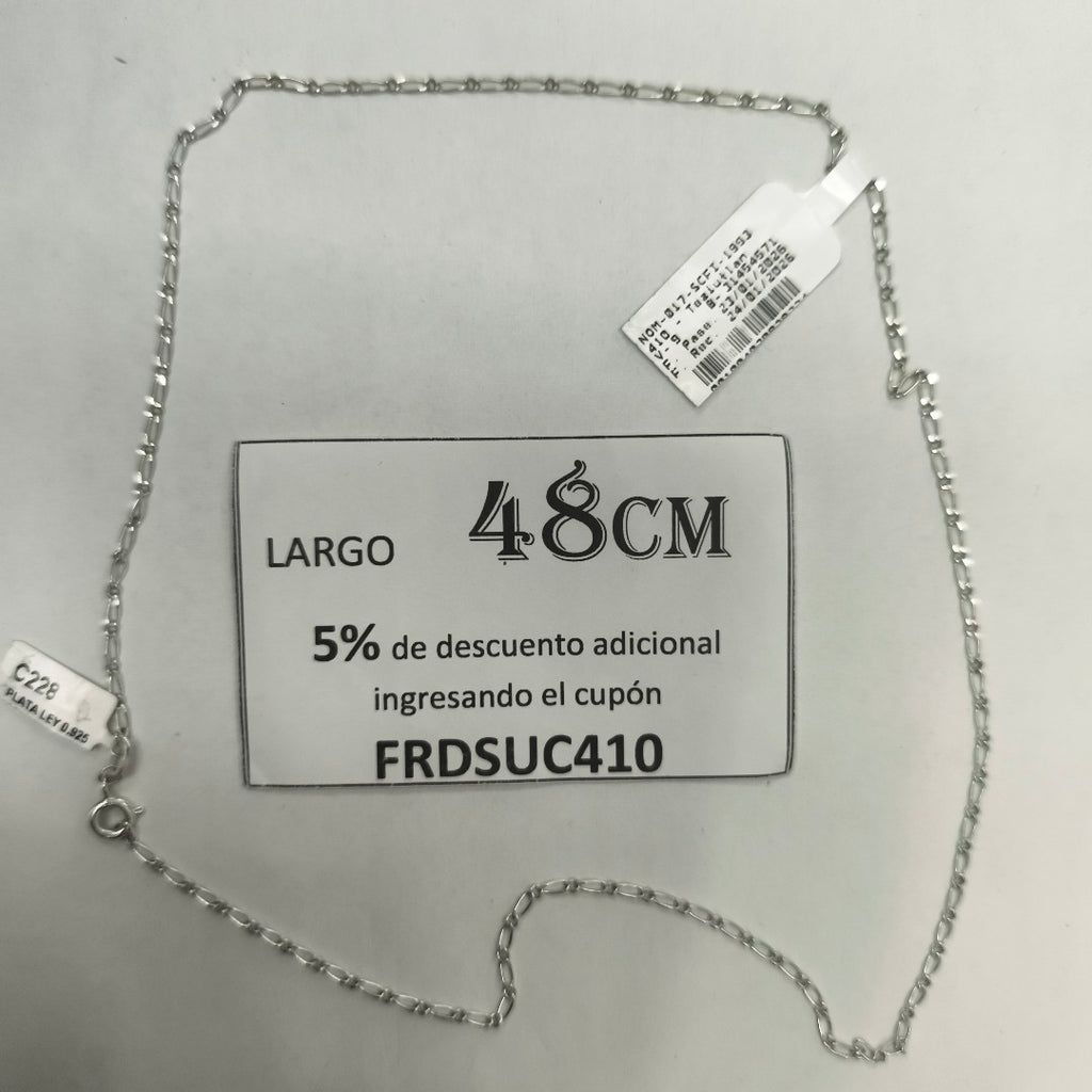 CADENA PLATA 3 GRMS (SEMINUEVO)