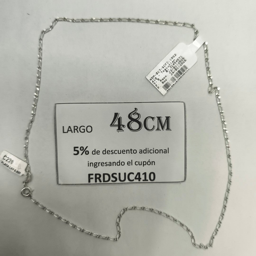 CADENA PLATA 3 GRMS (SEMINUEVO)
