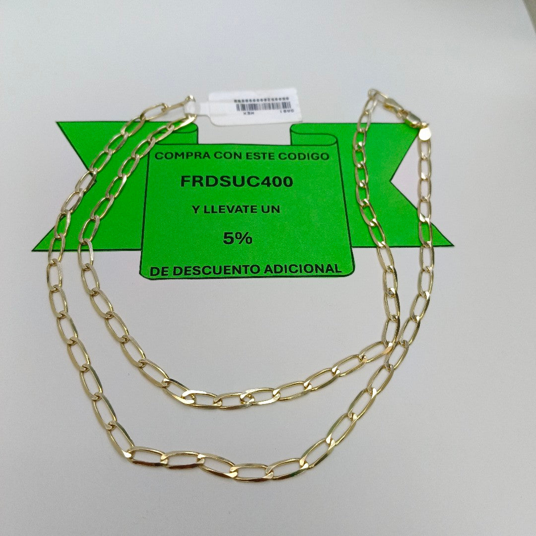 CADENA TEJIDO ESLABONES 11.2G 60 CM (NUEVO)