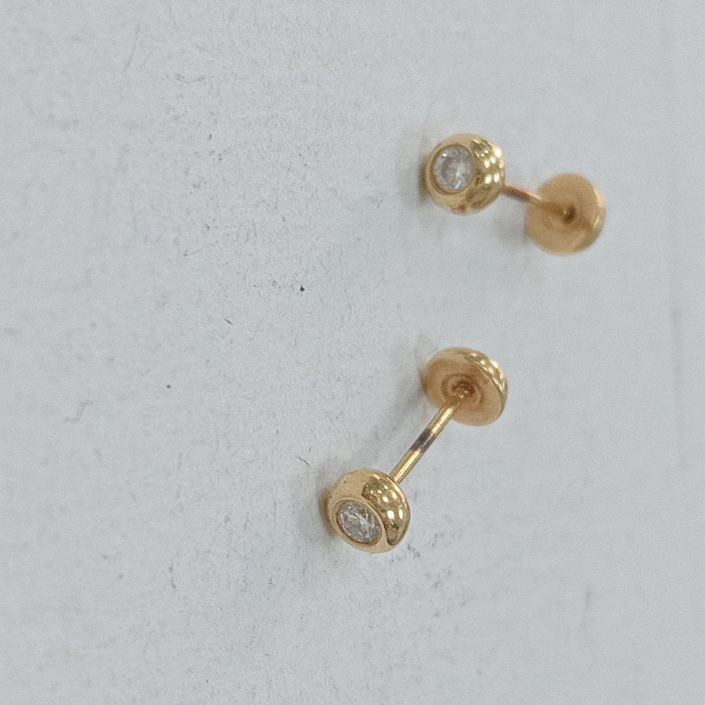 BROQUELES PAR ORO 14 K 0.6 GRMS (SEMINUEVO)