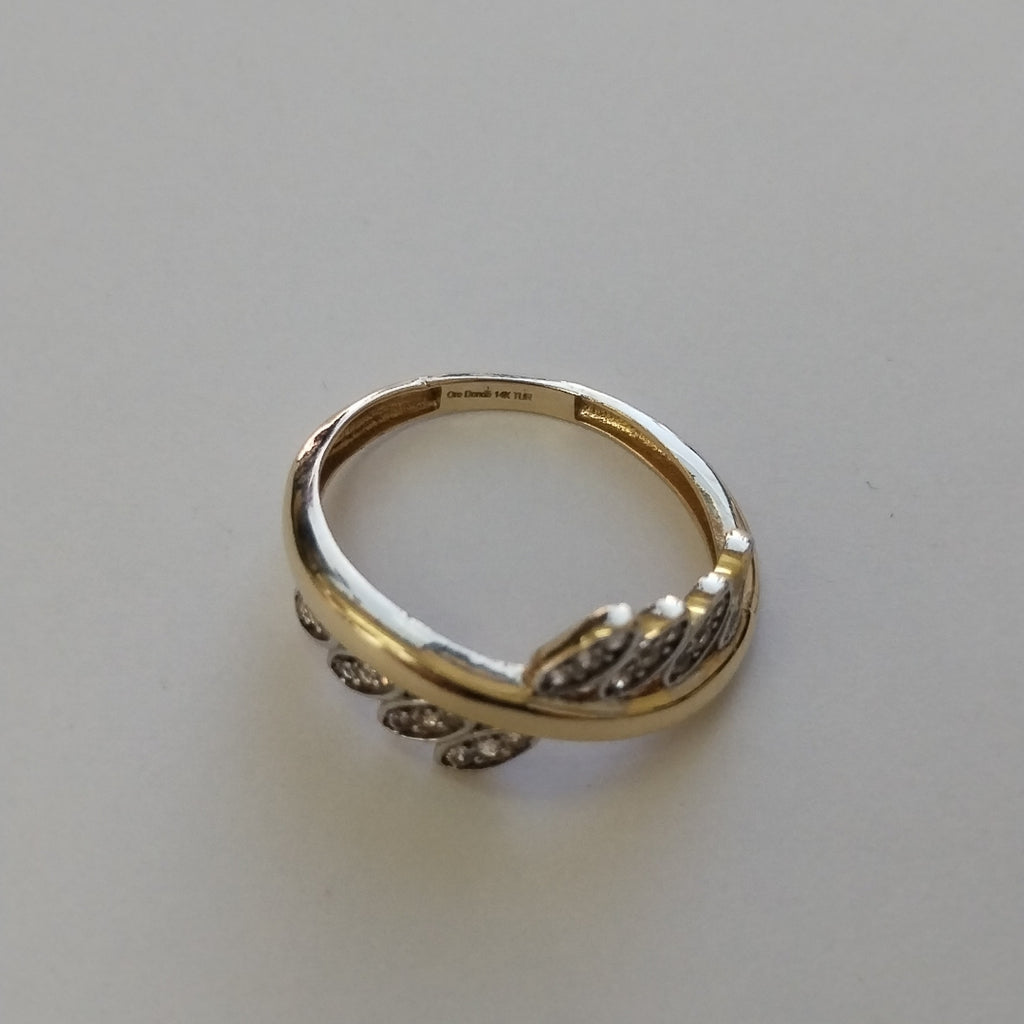ANILLOS DAMA ORO 14K 2 (NUEVO)