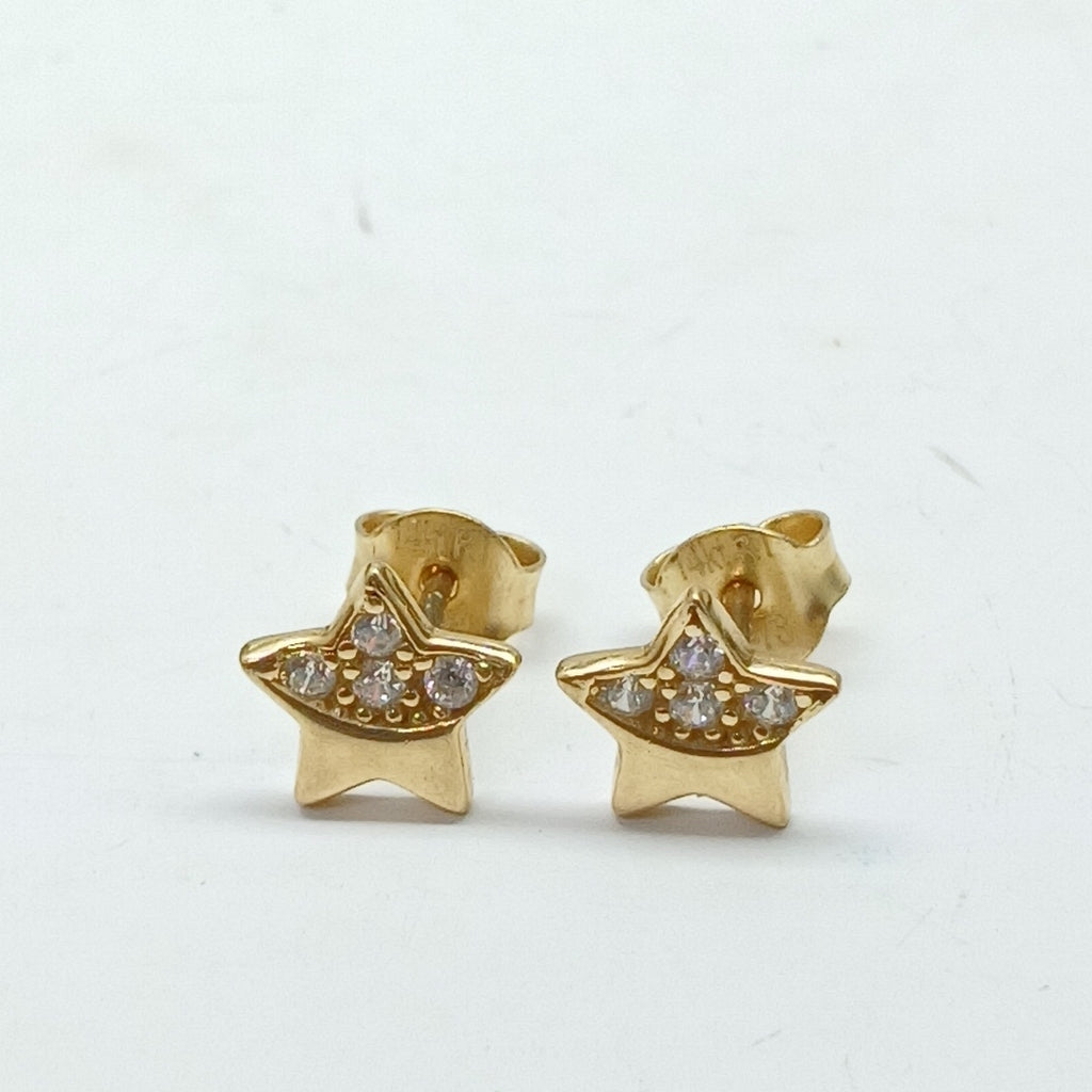 BROQUELES PAR ORO 14 K 1,10 GRMS (SEMINUEVO)