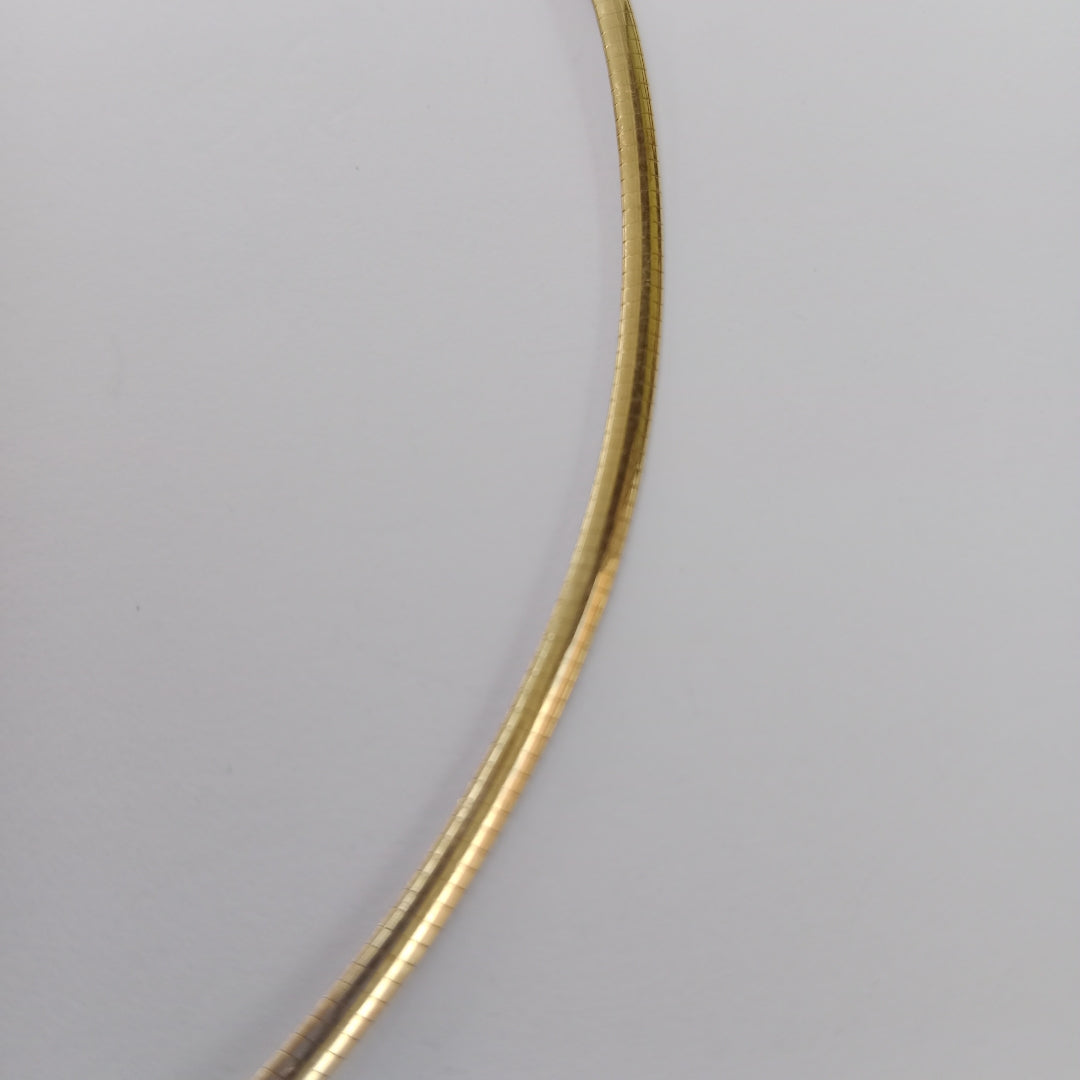 GARGANTILLA ORO, ORO COMBINADO 14 K 10.4 GRMS (SEMINUEVO)