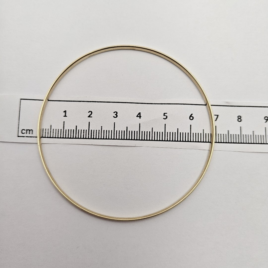 PULSERA RIGIDA ORO 14 K 4,20 GRMS (SEMINUEVO)