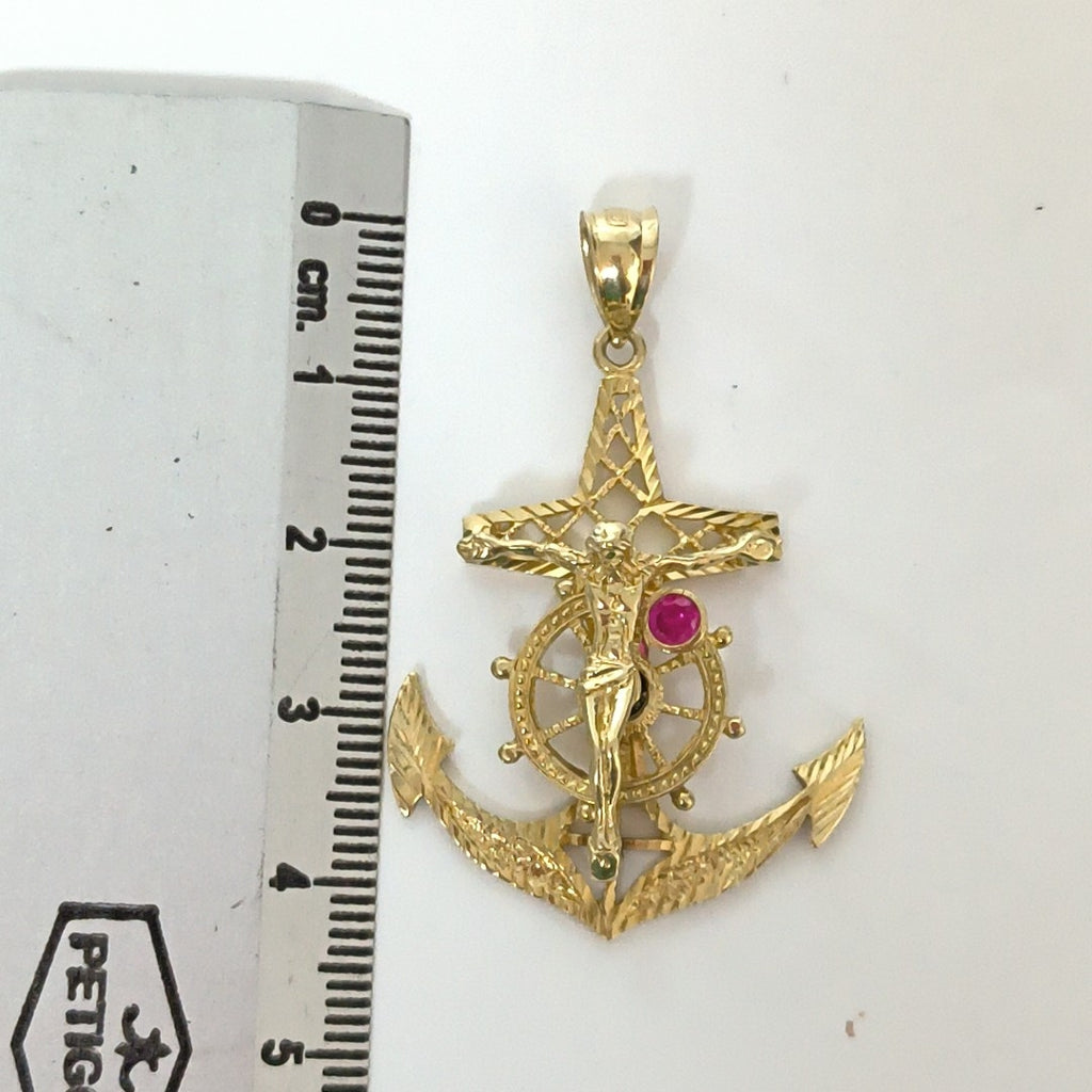 K1 5,50 GRMS 14 K ESPECIFICACIONES COMPLEMENTARIAS CRISTO EN ANCLA VENDIBLE (SEMINUEVO)