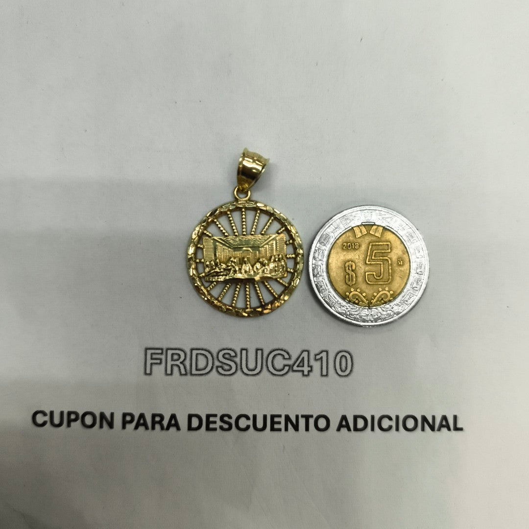 MEDALLA RELIGIOSA ORO 10 K 3.3 GRMS (SEMINUEVO)