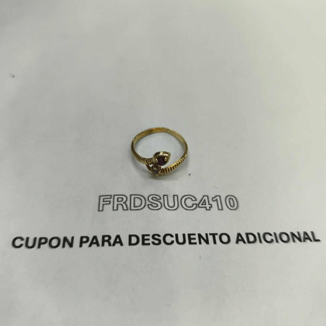 K1 1,80 GRMS 10 K ESPECIFICACIONES COMPLEMENTARIAS ANILLITO MOTIVO SERPIENTE PIE (SEMINUEVO)