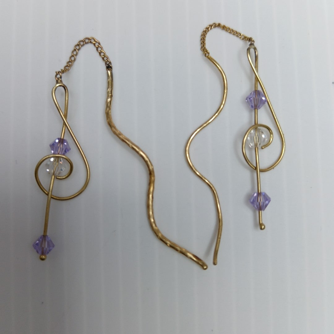 VIOLADORES PAR ORO 14 K 1.9 GRMS (SEMINUEVO)