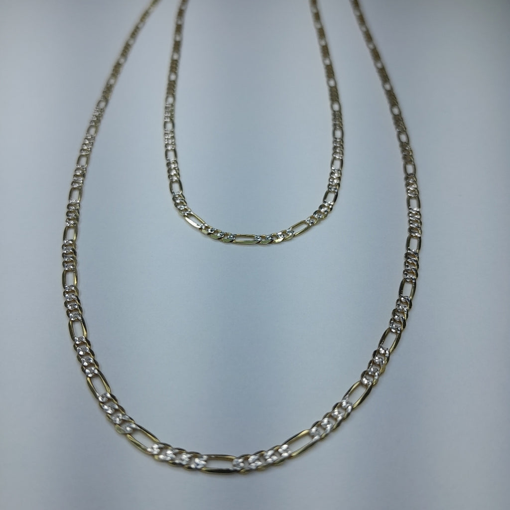 CADENAS CARTIER 3 1 DIAMANTADA ORO 14K 5.4 (NUEVO)