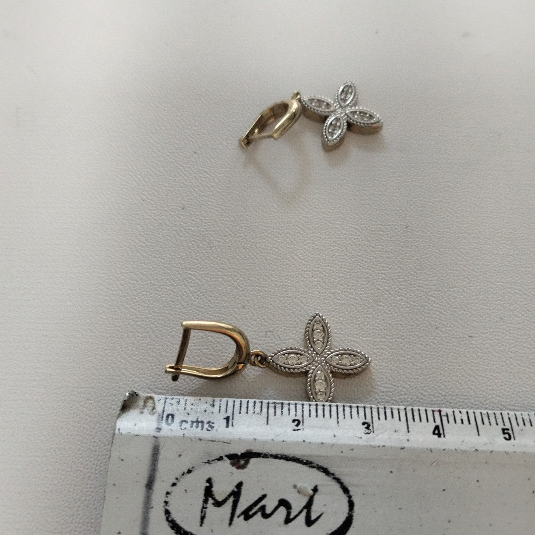 BROQUELES ORO 10K 4.4 (NUEVO)