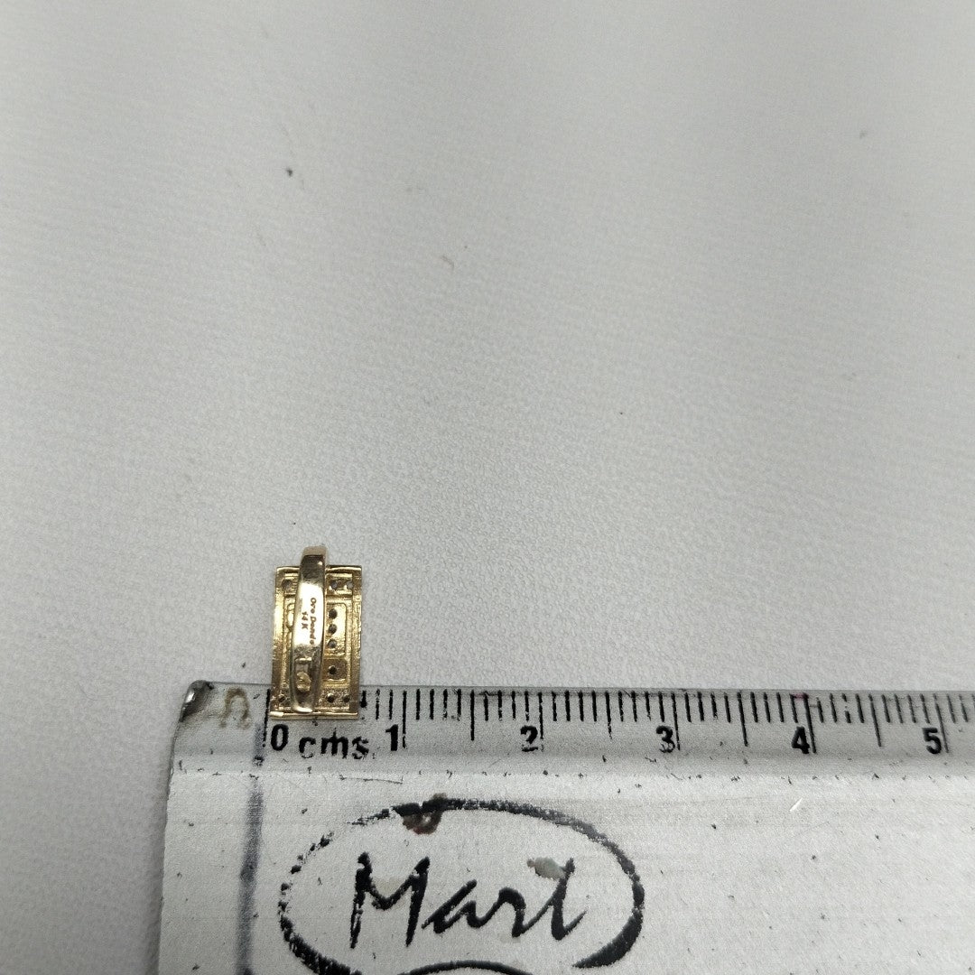 BROQUELES ORO 14K 2.4 (NUEVO)
