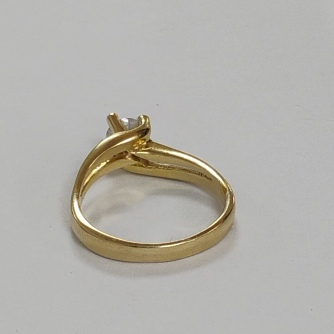 SOLITARIO ORO 14 K 3,70 GRMS (SEMINUEVO)