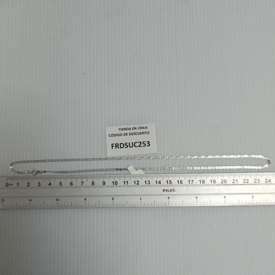 CADENA PLATA 3.4 GRMS (SEMINUEVO)