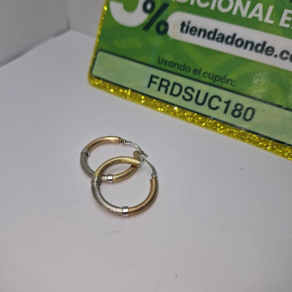 ARRACADAS PAR ORO 14 K 3,60 GRMS (SEMINUEVO)