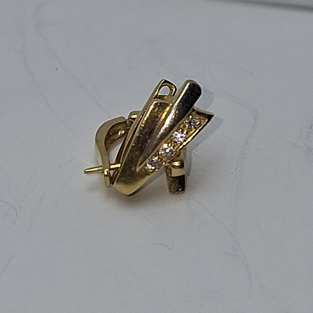 ARETES PAR ORO 14 K 3,20 GRMS (SEMINUEVO)