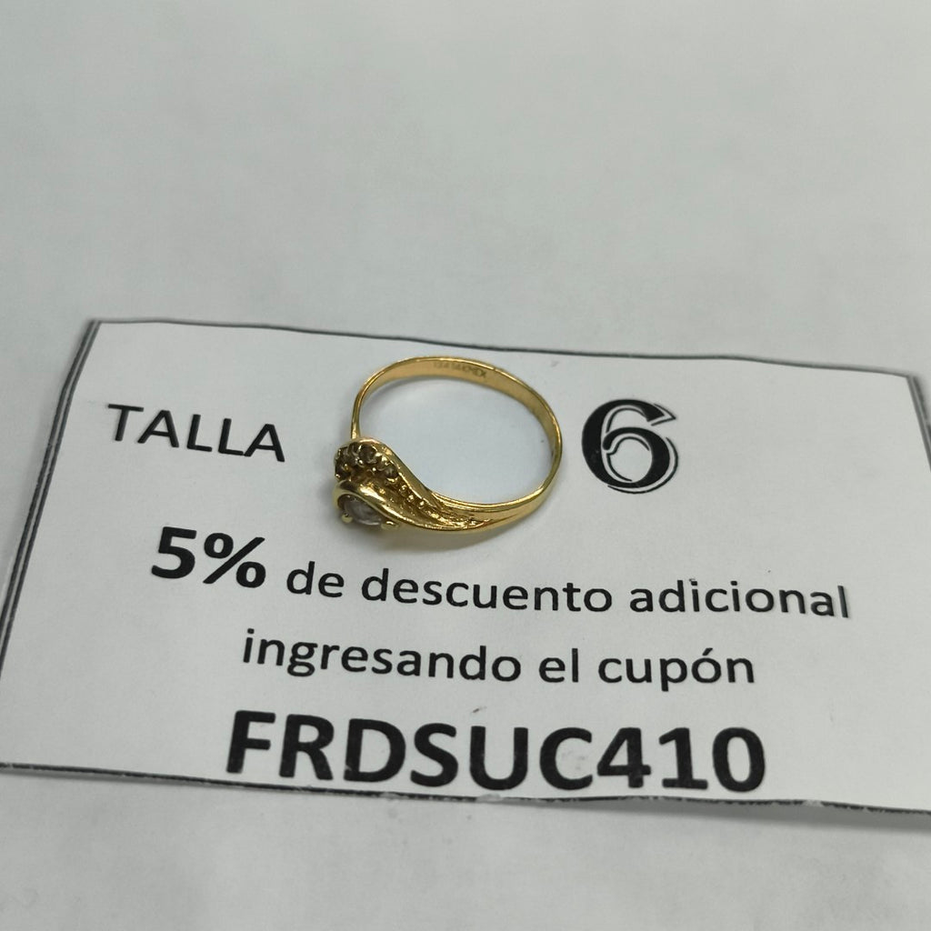 ANILLITO ORO 14 K 1.9 GRMS (SEMINUEVO)