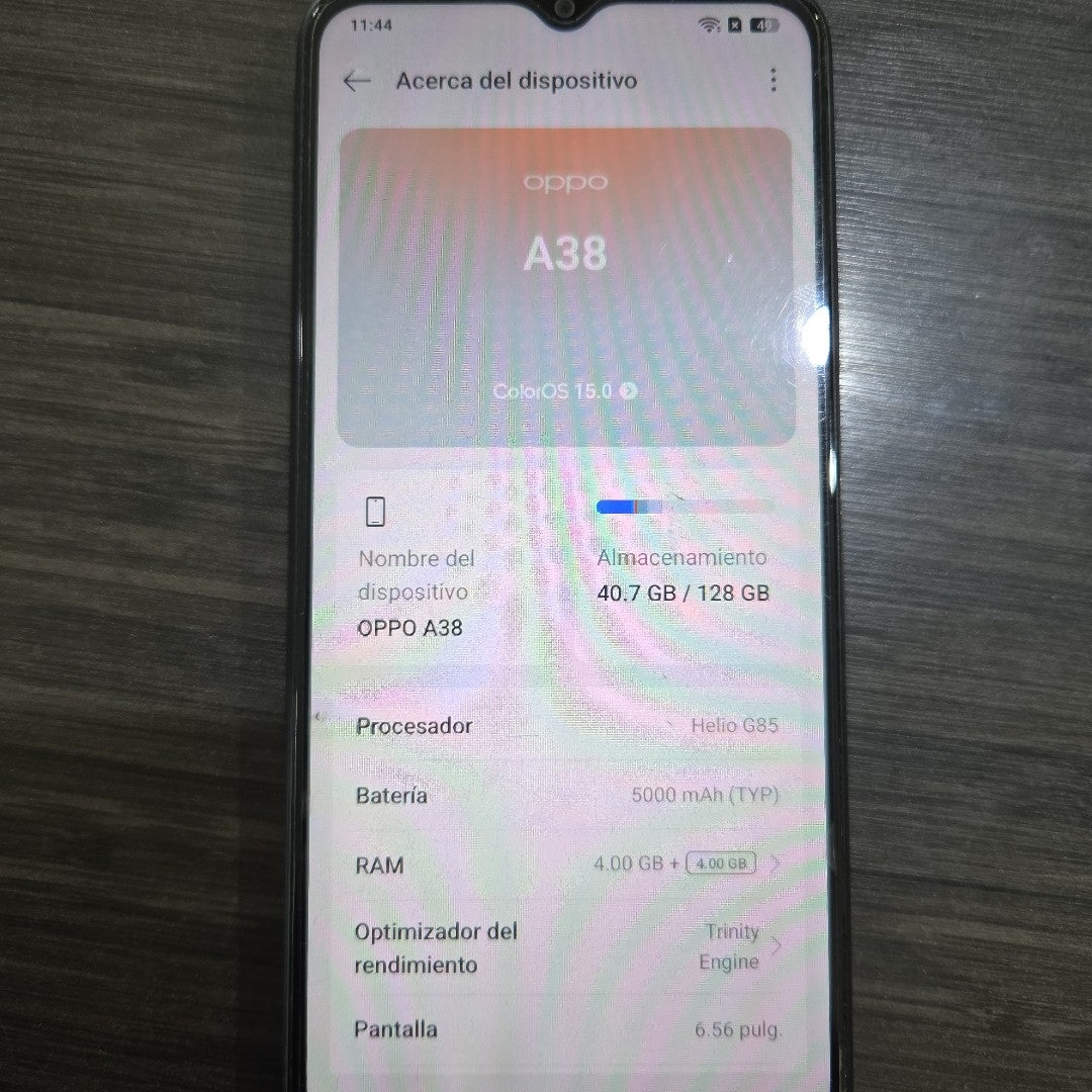 CELULAR OPPO  A38 CPH2579 (2023) 128 GB 4 GB RAM (SEMINUEVO)