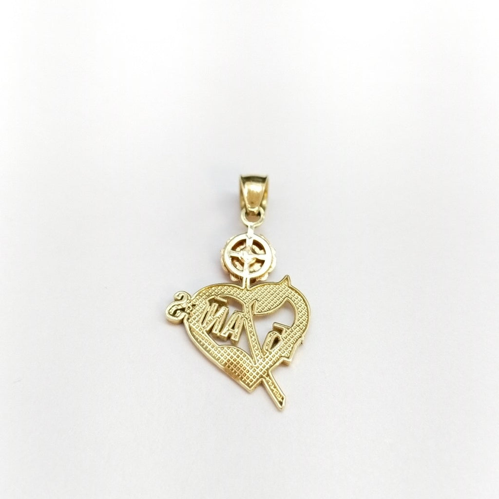 DIJE ORO COMBINADO 14 K 1,90 GRMS (SEMINUEVO)