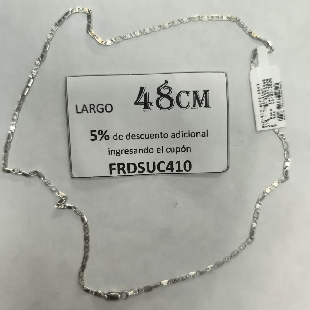 CADENA PLATA 3,40 GRMS (SEMINUEVO)
