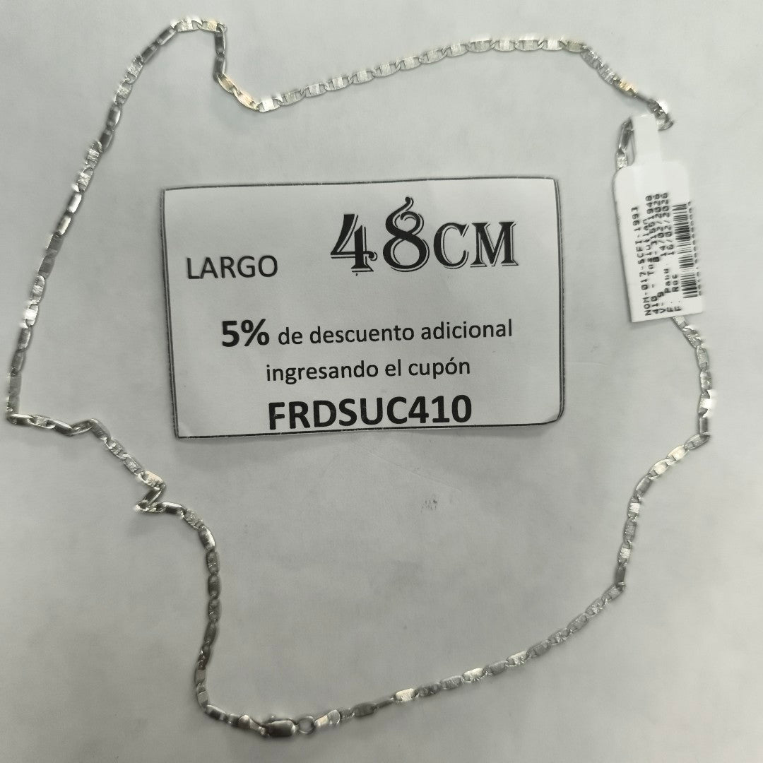 CADENA PLATA 3,40 GRMS (SEMINUEVO)