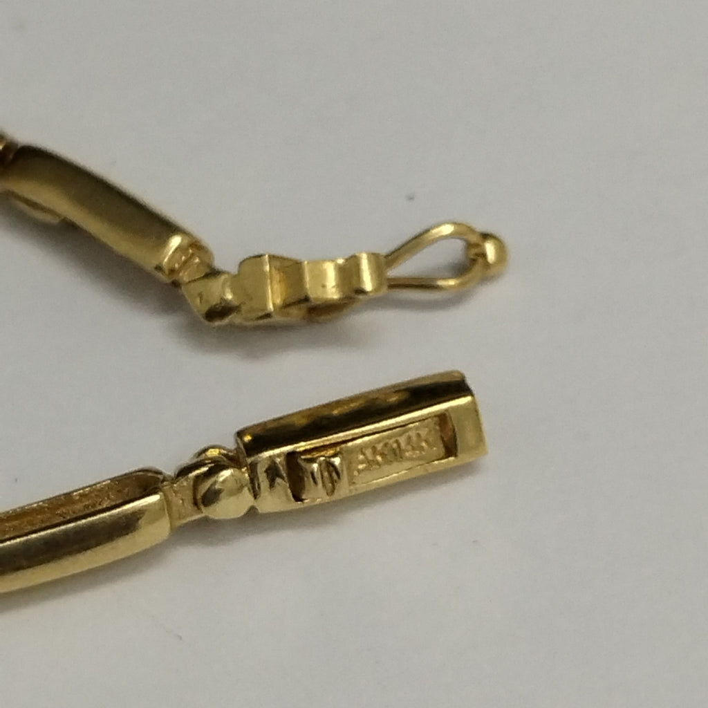 K1 11,20 GRMS 14 K ESPECIFICACIONES COMPLEMENTARIAS PULSERA SINT BCO (SEMINUEVO)