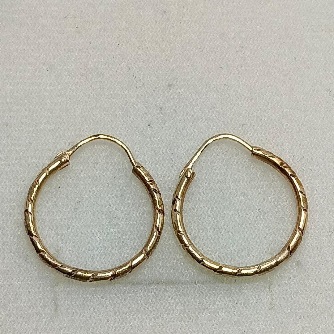 ARRACADAS PAR ORO 14 K 1.7 GRMS (SEMINUEVO)