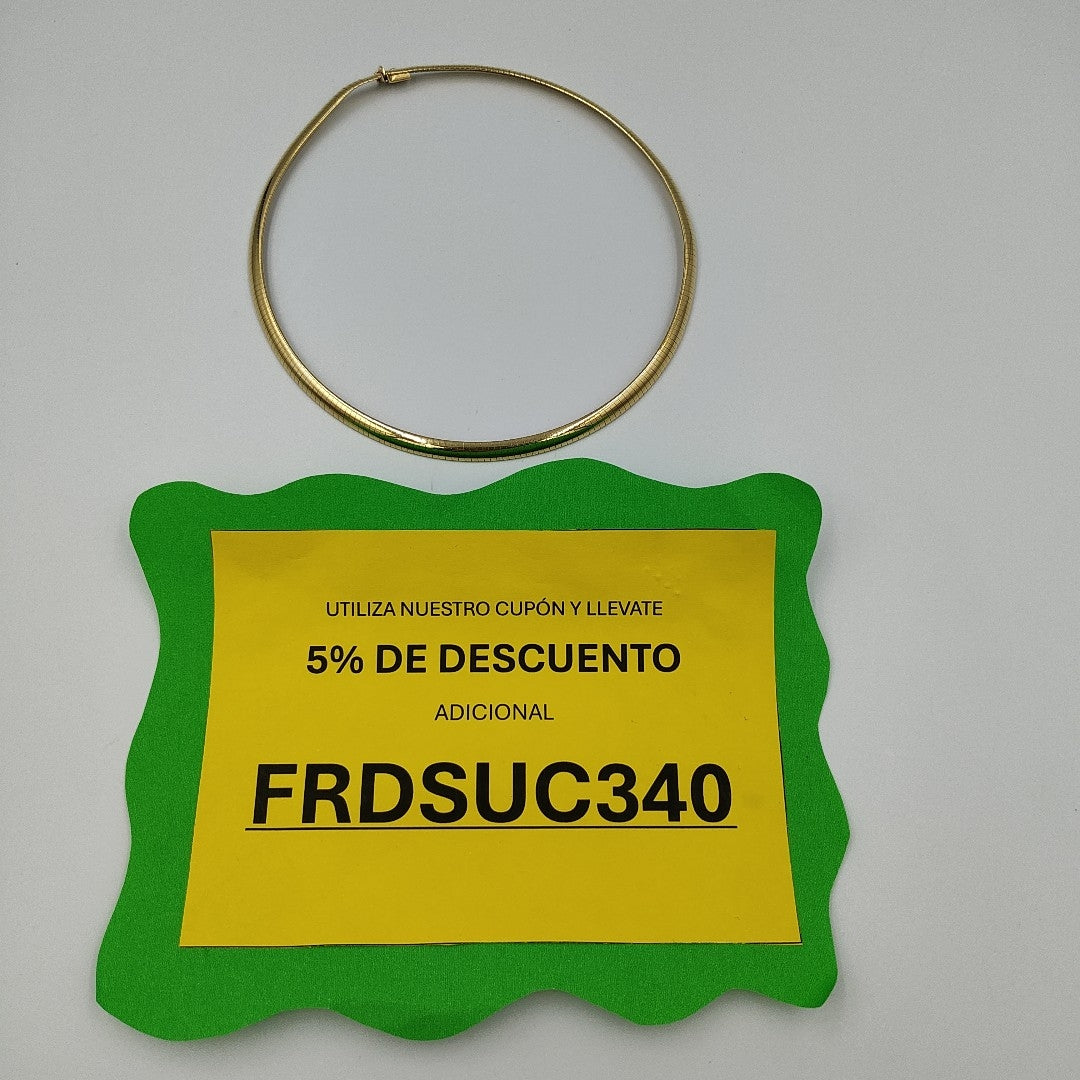 GARGANTILLA ORO 14 K 25,60 GRMS (SEMINUEVO)