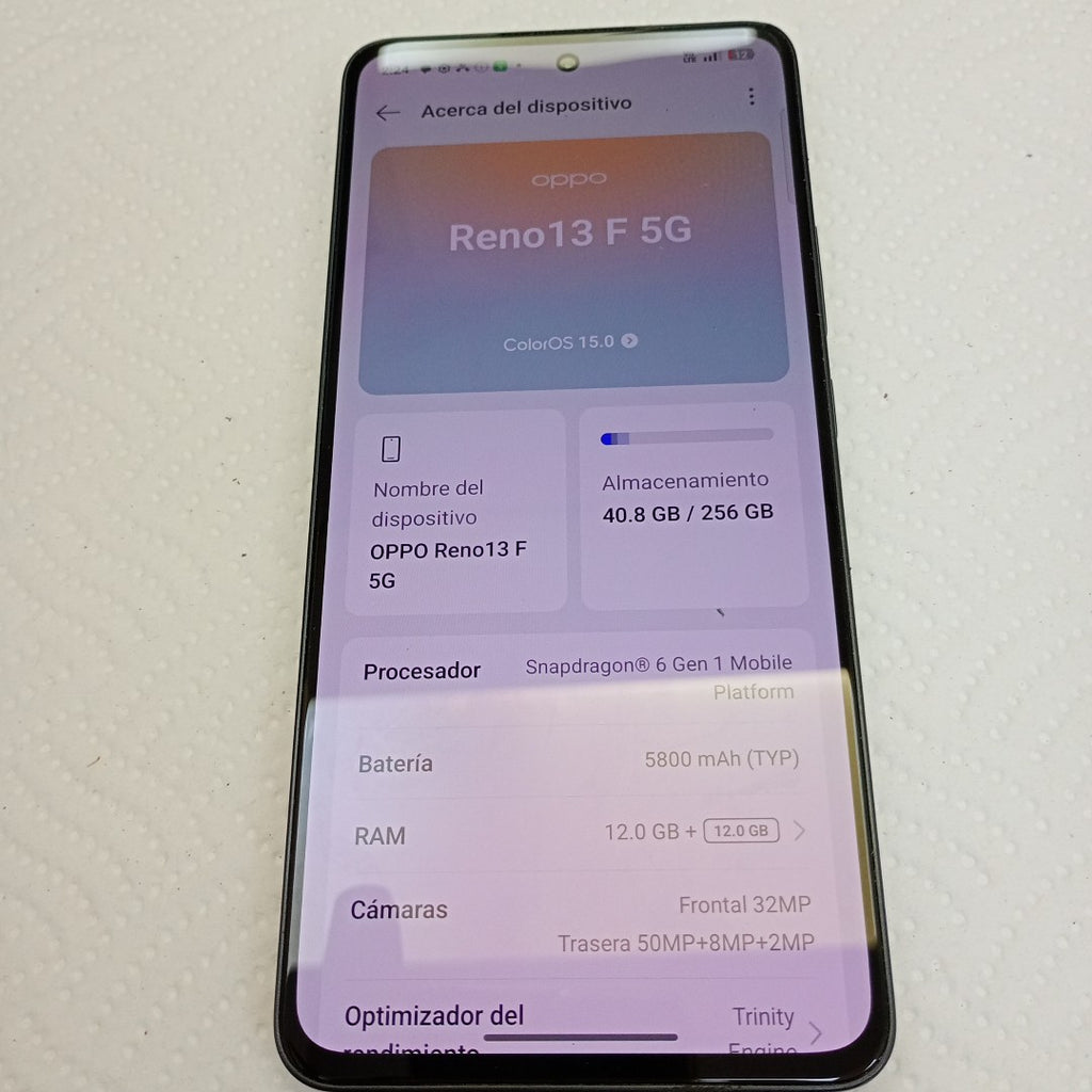 CELULAR OPPO  RENO 13F 5G CPH2699 (2025) 256 GB 12 GB RAM (SEMINUEVO)